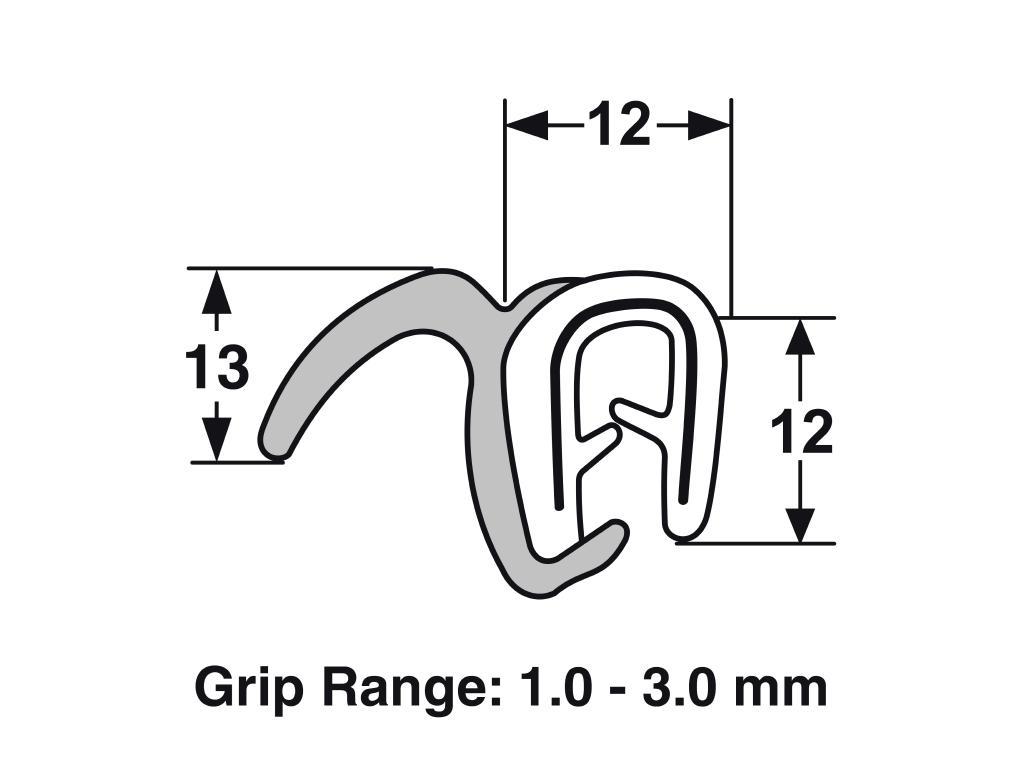 Pinchweld For Side Window LX UC Hatchback