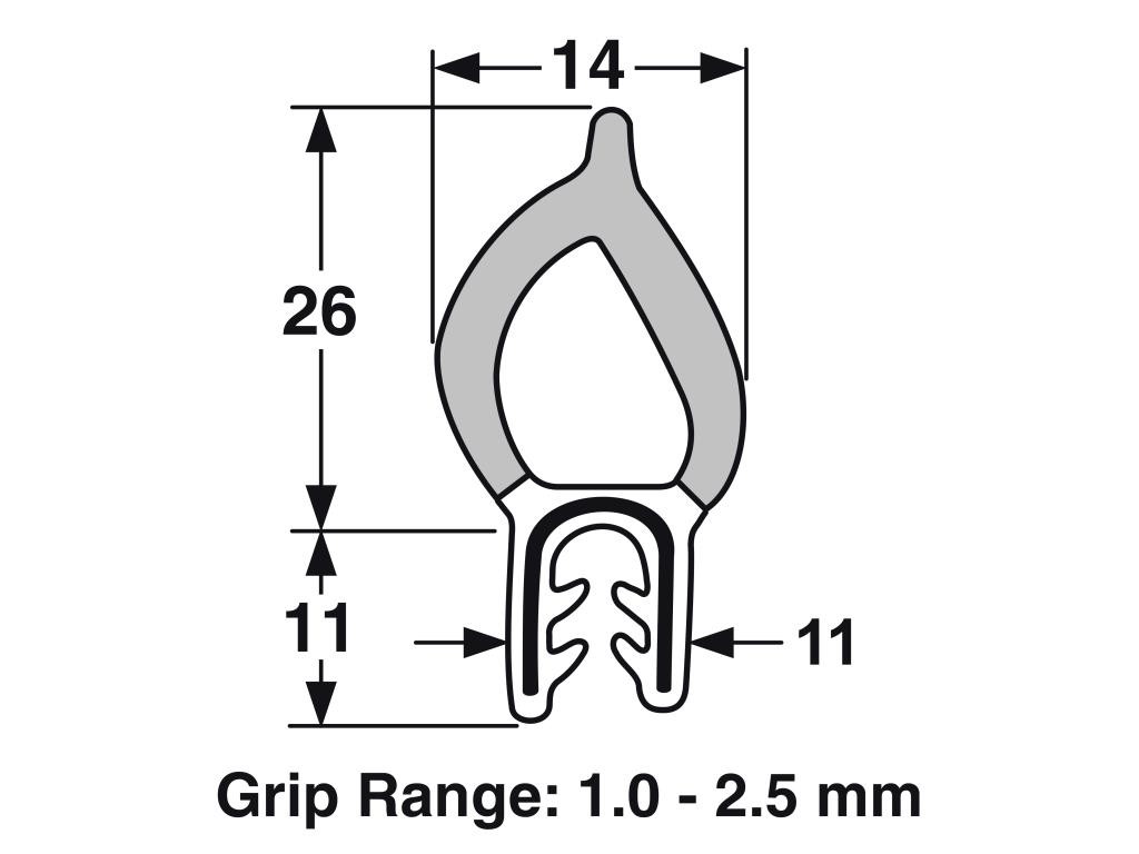 Pinchweld -With Large Blister On Top (Boot)