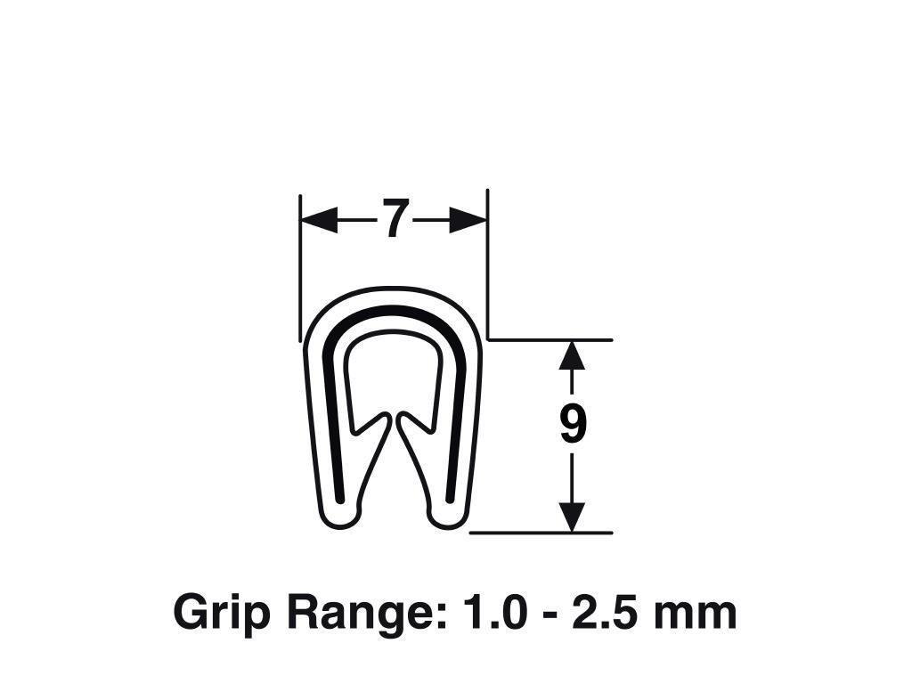 Pinchweld 3/4" PVC Black