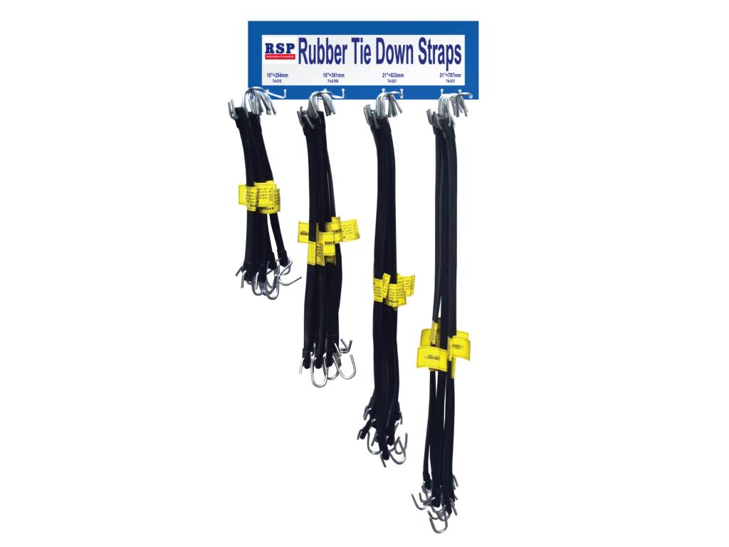 Merchandiser Tie Down Strap New Type 30X4 Sizes