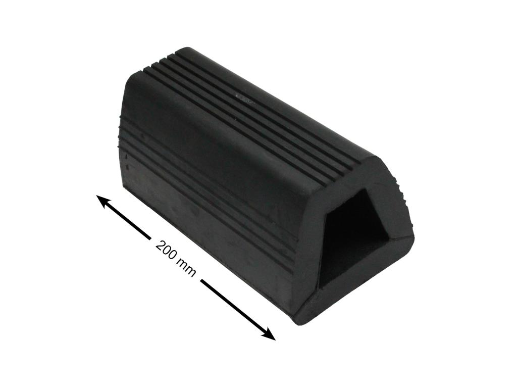 Moulded Docking Rubber Ribbed 200L x 104W x 93H mm (Cut)