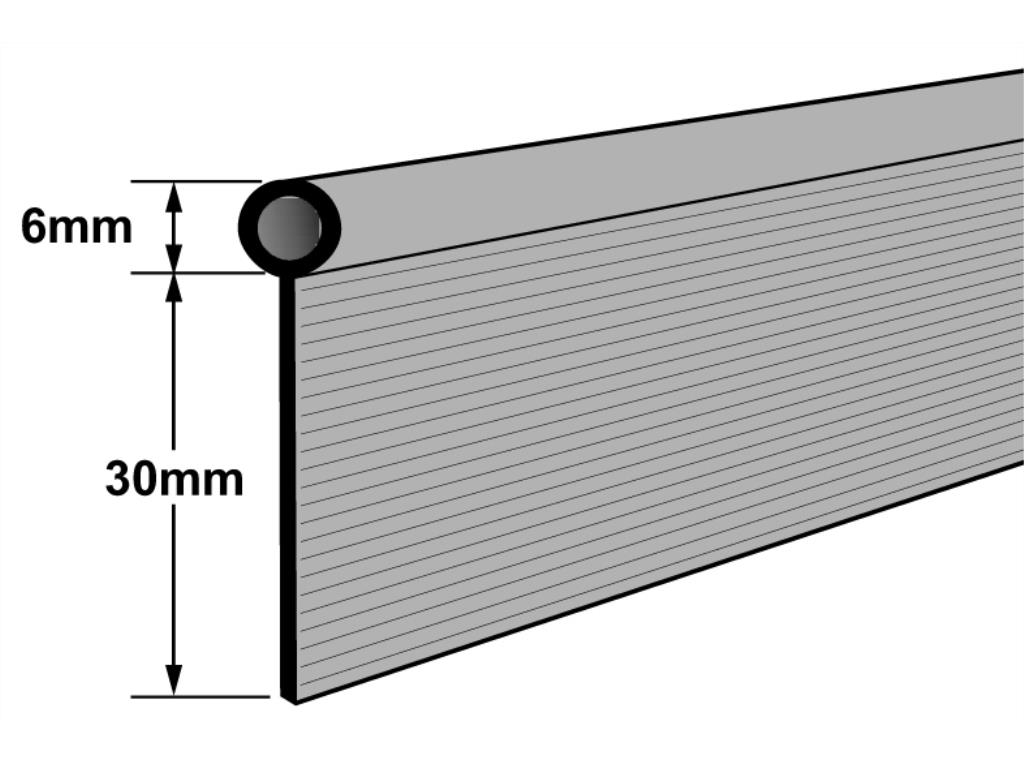 Piping Black Plastic 1/4"