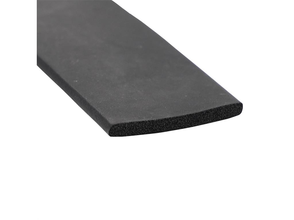 Sponge Extrusion Rectangle 1/8" X 1" 3 mm X 25 mm (S165)