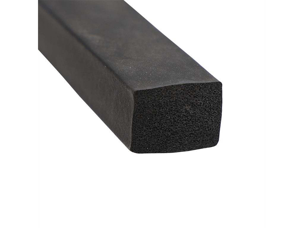 Sponge Extrusion Rectangle 3/8" X 1/2" 10 mm X 13 mm S150