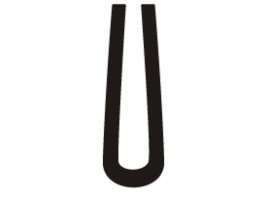 Proflex Extrusion "U" Channel W:5MM H:15MM P:3MM