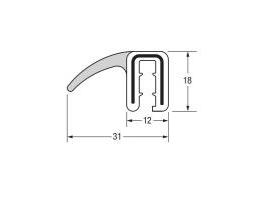 Proflex Pinchweld EPDM Edge Protection & Sealing with Sponge Flap