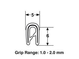 Proflex Pinchweld PVC Extra Small Black