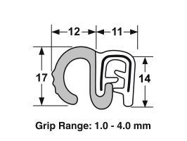 Pinchweld With Rubber Flap