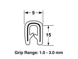 Proflex Pinchweld Small Rubber Type
