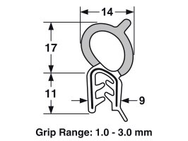 Proflex Pinchweld With Small Blister On Top (Boot)