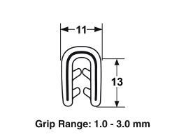 Proflex Pinchweld Black