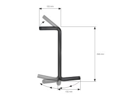 Hose Water Z Shaped 16mm (5/8") ID