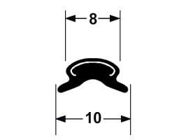 Proflex Locking Strip Chrome Mylar Filler Gemini