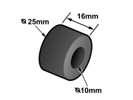 Proflex Bush Shocker 25mm x 16mm x 10mm ID