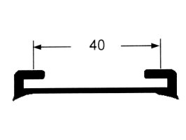 Proflex Tank Strap 40mm EPDM